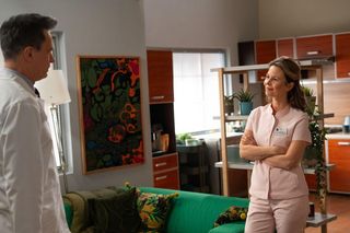 Na dobre i na złe odc. 949.  Andrzej Falkowicz (Michał Żebrowski), Kinga Lipska (Magdalena Kumorek)