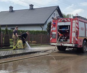 Pawłosiów po powodzi.