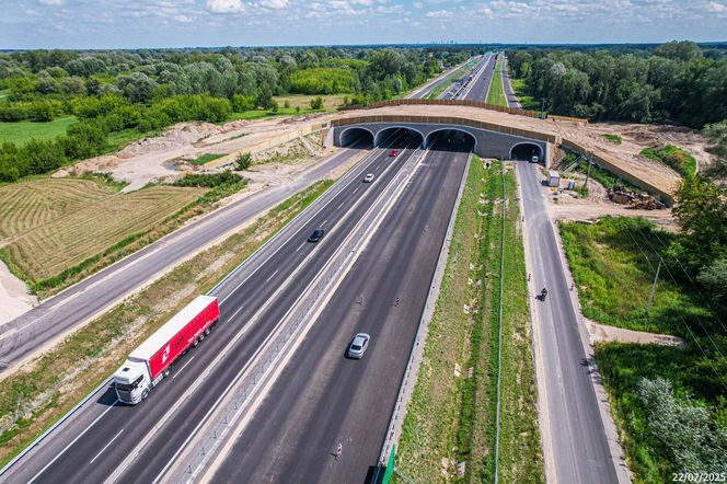 Budowa S7 Płońsk - Czosnów, odcinek od węzła Modlin do węzła Czosnów