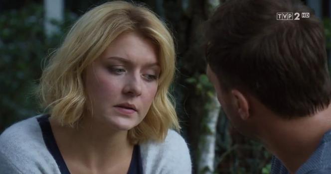 M jak miłość odc. 1409. Bartek (Arkadiusz Smoleński), Ula (Iga Krefft)