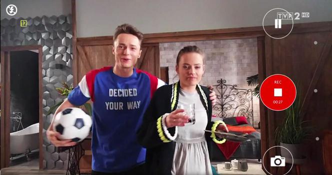 Barwy szczęścia, odc. 2074. Julita (Katarzyna Sawczuk), Józek (Patryk Pniewski)