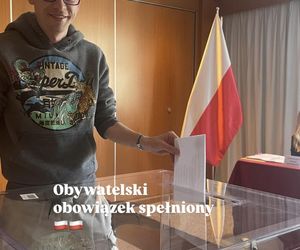 Wybory 2025: Wystrojona Marta Linkiewicz i inne gwiazdy sportu