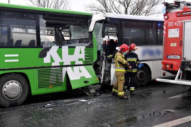 Wypadek w Szczecinie. Wielka akcja ratownicza