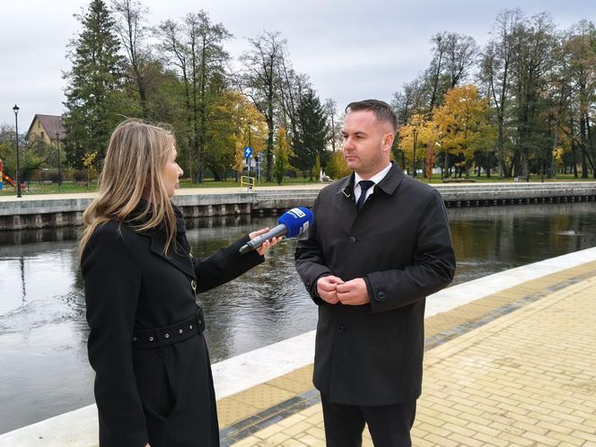 Nabrzeże miasta na Mazurach zmieniło się nie do poznania. Tak wygląda po remoncie