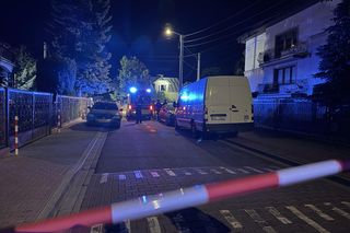 Antyterroryści zatrzymali mężczyznę w Ząbkach. Zabarykadował się w domu