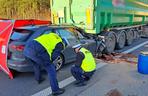 Tragiczny wypadek na A1 niedaleko Starogardu Gdańskiego. Zginął 44-letni mężczyzna