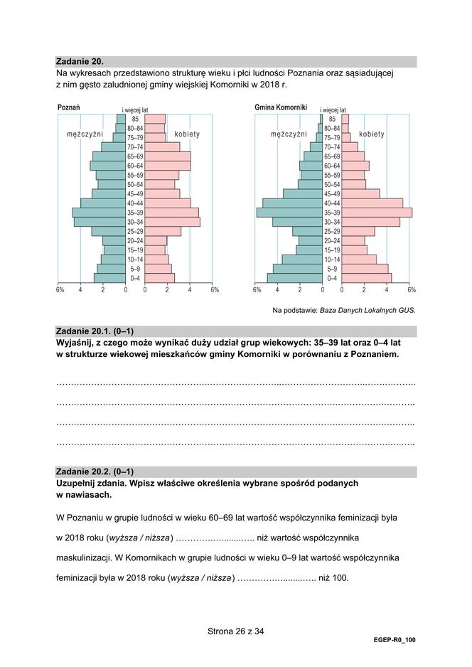 Matura 2023: geografia rozszerzona. Arkusze CKE i odpowiedzi [Formuła 2015]