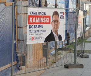 Kampania wyborcza w Kielcach. W śródmieściu najwięcej plakatów kandydatów do Sejmu i Senatu