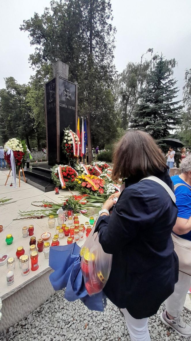 81. rocznica wybuchu Powstania Warszawskiego. Uroczystości przy pomniku Gloria Victis