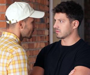 	Barwy szczęścia odc. 3135. Franek (Mateusz Banasiuk), Justin (Jasper Sołtysiewicz)