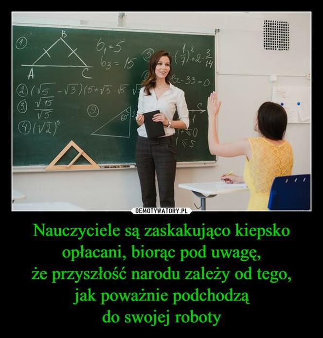 Memy na Dzień Nauczyciela. Te obrazki rozbawią was do łez!