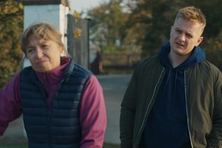 Barwy szczęścia odc. 3142. Młody Szymański (Maciej Czerklański), Szymańska (Agata Pruchniewska)