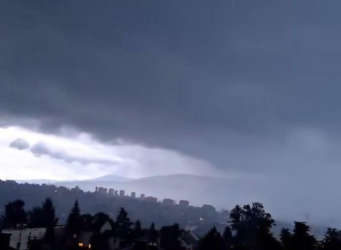 Gwałtowne nawałnice nad woj. śląskim