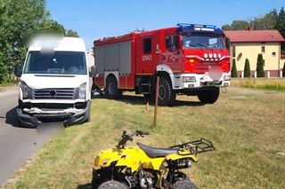 6-latek wjechał pod koła busa. Dziecko jest w poważnym stanie