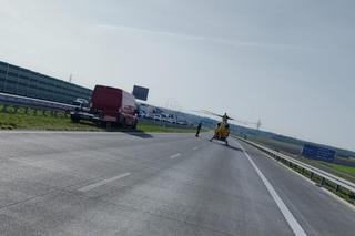 Wypadek na A1, motocyklista nie żyje. Kierowcy utknęli w potężnym, wielogodzinnym korku