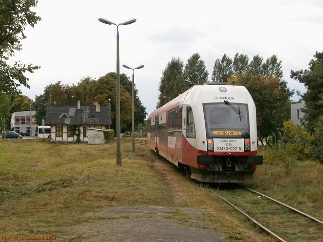 Dworzec Toruń Północny - lata 2005, 2013 i obecnie