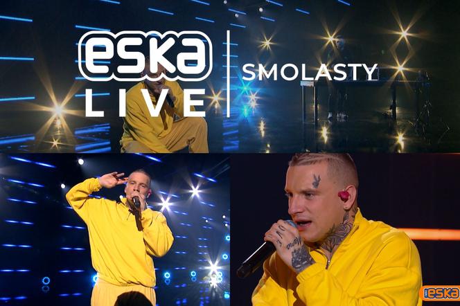 Smolasty w ESKA Live zaśpiewał megahity. To pierwszy TAKI koncert rapera!