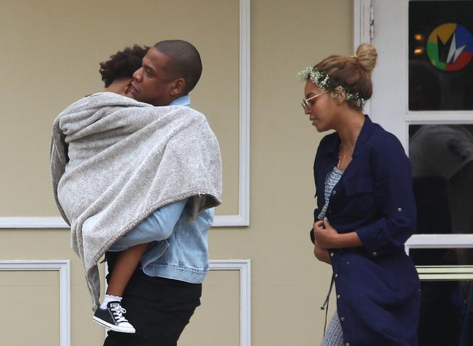 Beyonce i Jay Z z córką - zabrali Blue Ivy Carter na film Angry Birds