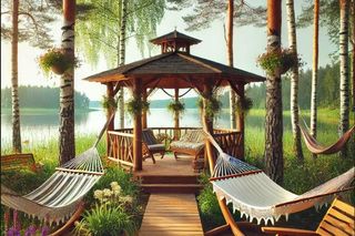 Strefa relaksu nad Zatoką Miłą w Olsztynie. Projekt OBO 2026