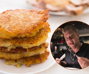 Tomasz Jakubiak zdradza sekret idealnych placków ziemniaczanych. Usuń ten składnik z przepisu