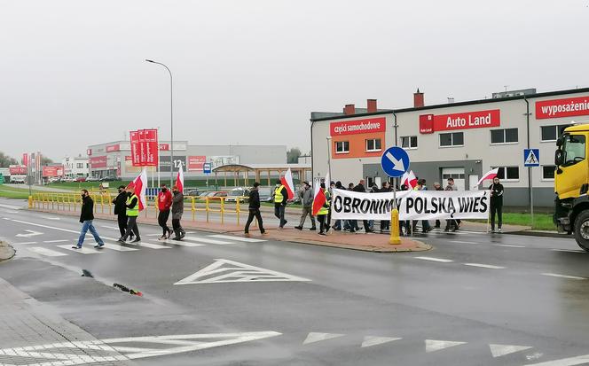 Protest rolników w Iławie 21.10.2020