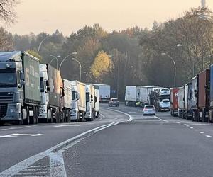 Ogromne utrudnienia w Przemyślu. Setki ciężarówek próbują dostać się do Medyki 