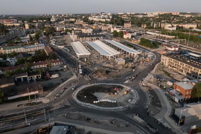Lublin - budowa Dworca i nowe utrudnienia na ul. Krochmalnej