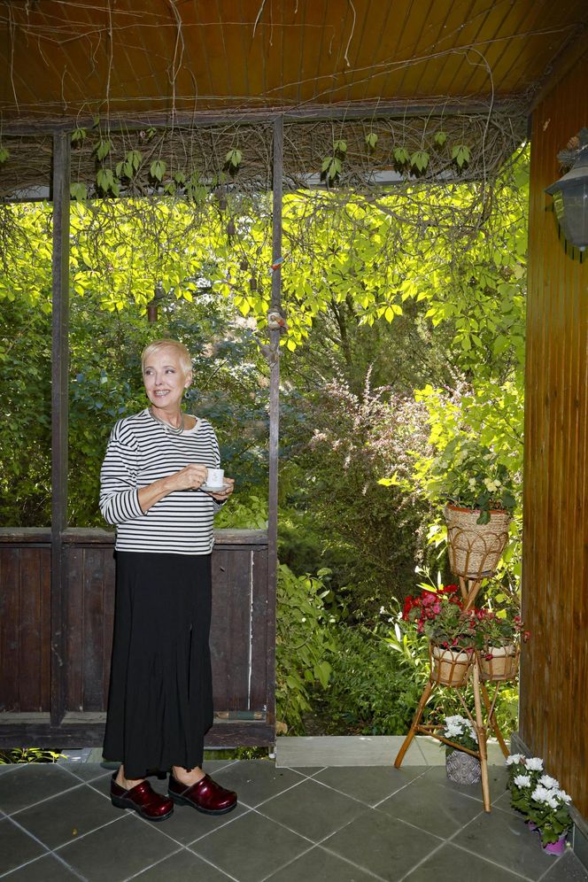 Ewa Telega pokazała ukochane miejsce. Aktorka uwielbia swój ogród