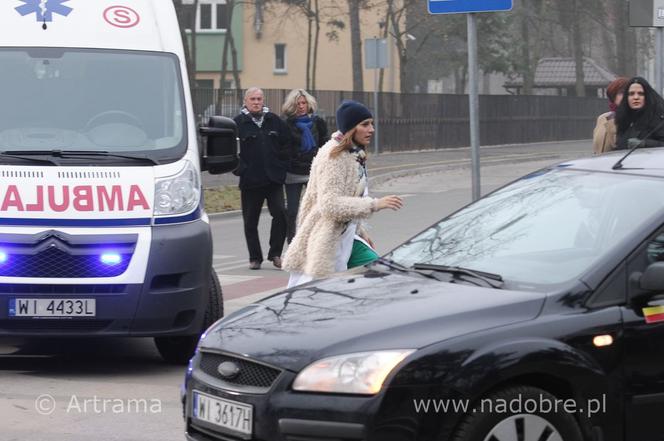 Na dobre i na złe  wypadek i poród Leny