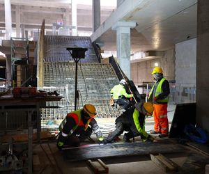 Budowa tunelu w Łodzi - przystanek Polesie