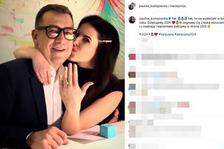  Maciej Orłoś i Paulina Koziejowska zaręczyli się. Dziennikarka opowiedziała, jak wyglądał ten magiczny moment