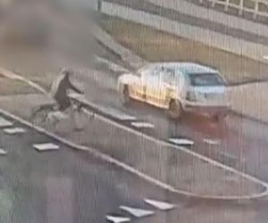 Potrącony rowerzysta 