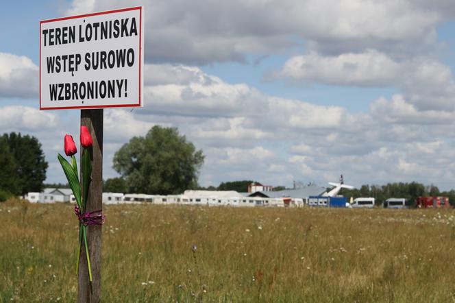 Wypadek samolotu w miejscowości Chrcynno