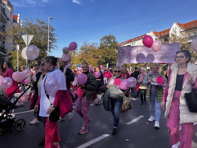 Marsz Różowej Wstążki w Szczecinie 2024