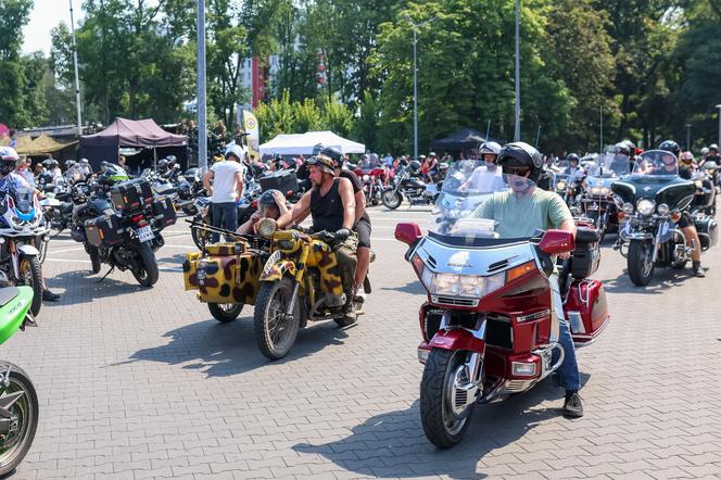 Parada motocyklistów w Dąbrowie Górniczej