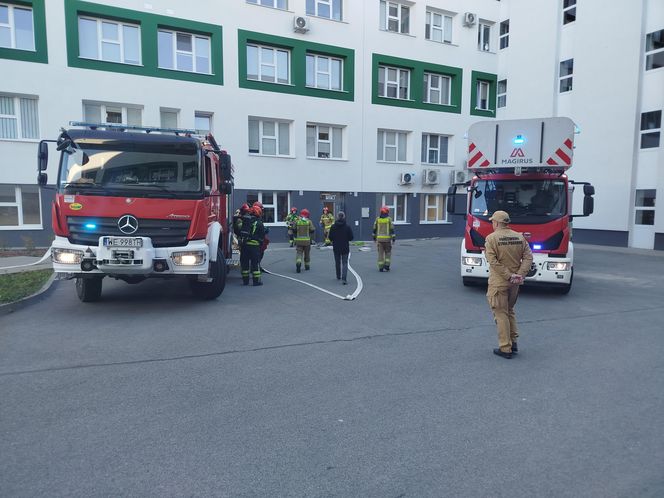 Powiatowe ćwiczenia strażackie w szpitalu wojewódzkim w Siedlcach
