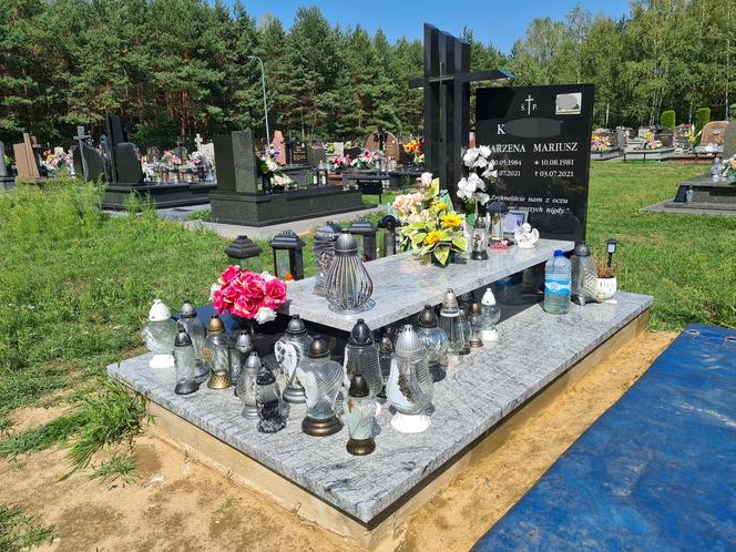 Przędzel: Grób Marzeny i Mariusza rok po tragedii w Jamnicy