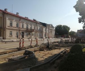 Remont ul. Piłsudskiego w Siedlcach, natrafiono na ciekawe znalezisko