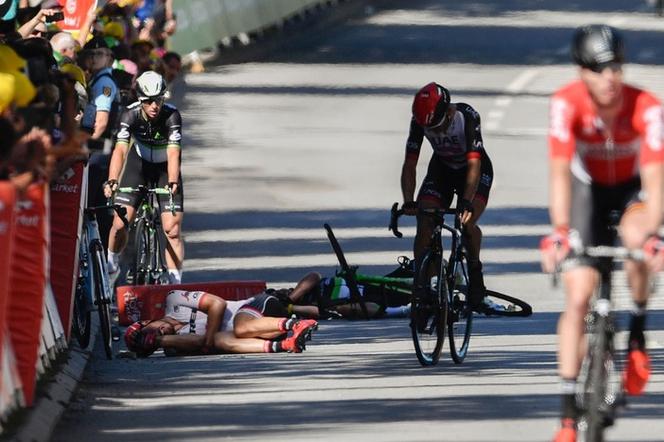 Wypadek na 4. etapie Tour de France 2017