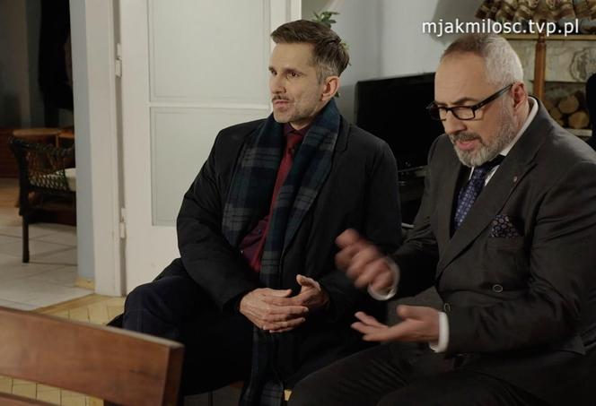 M jak miłość, odcinek 1800: Adam Werner (Jacek Kopczyński), Kamil (Marcin Bosak)