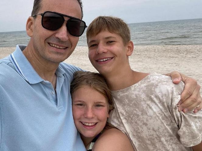Mateusz Morawiecki z dziećmi