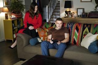 Barwy szczęścia, odcinek 2812: Hubert (Marek Molak), Agata (Natalia Zambrzycka)