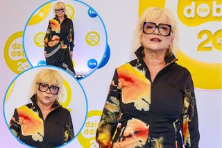 Katarzyna Figura zaplątała się we własną spódnicę?! Tak pokazała się na ściance!