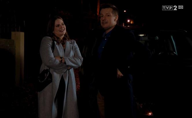 M jak miłość odc. 1500. Anita (Melania Grzesiewicz), Paweł (Rafał Mroczek)