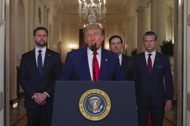 Kompleks nuklearny Fordo w Iranie po ataku USA 