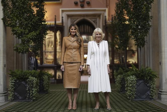 Pierwsza Dama USA w Windsorze spotkała się z królową Kamilą i księżną Kate