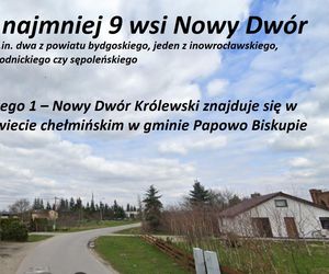 Wsie z Kujawsko-Pomorskiego, które się powtarzają