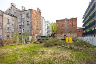 Nielegalna wycinka drzew przy ul. Radzymińskiej 14 w Warszawie