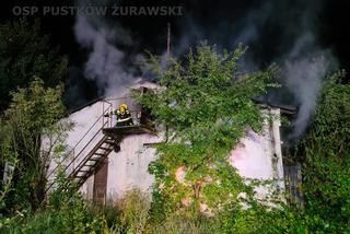 Pożar Cieszyce pod Wrocławiem 