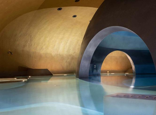 Wielokrotnie  nagradzane Euphoria Spa  (proj. DecaArchitecture, Natalia  Efraimoglou & Partners)